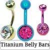 Titanium Belly Bars